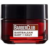 L'Oréal Men Expert Bartbalsam Bart + Haut für Männer, Unterstützung beim gesunden Bartwachstum, Bartpflege für Herren mit ätherischem Zedernholzöl, Barber Club, 1 x 50 ml