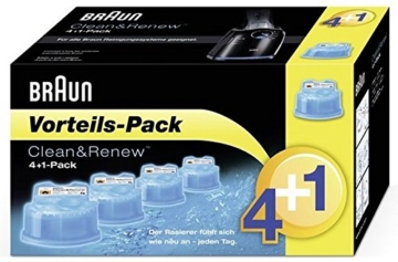 Braun Clean&Renew CC-System Reinigungskartuschen, Promo-Pack 4+1 - 1