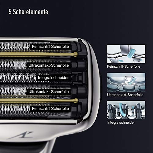 Panasonic kompakter Rasierer ES-CV51-S803 ideal für Reisen, mit 5 Scherelementen, Nass- und Trockenrasur, inkl. Reiseetui - 2